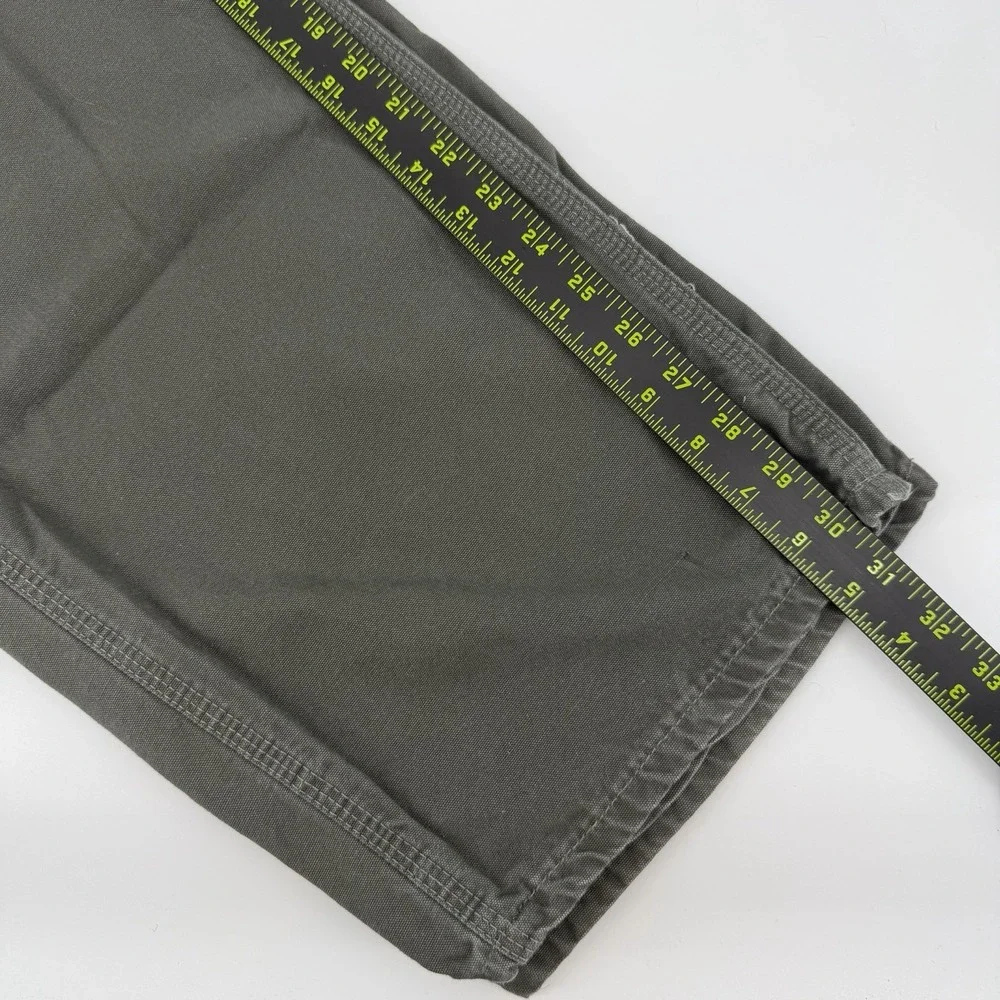 Carhartt Workwear Pants Green Men's Size 40x32 Carpenter Cargo Blue Collar